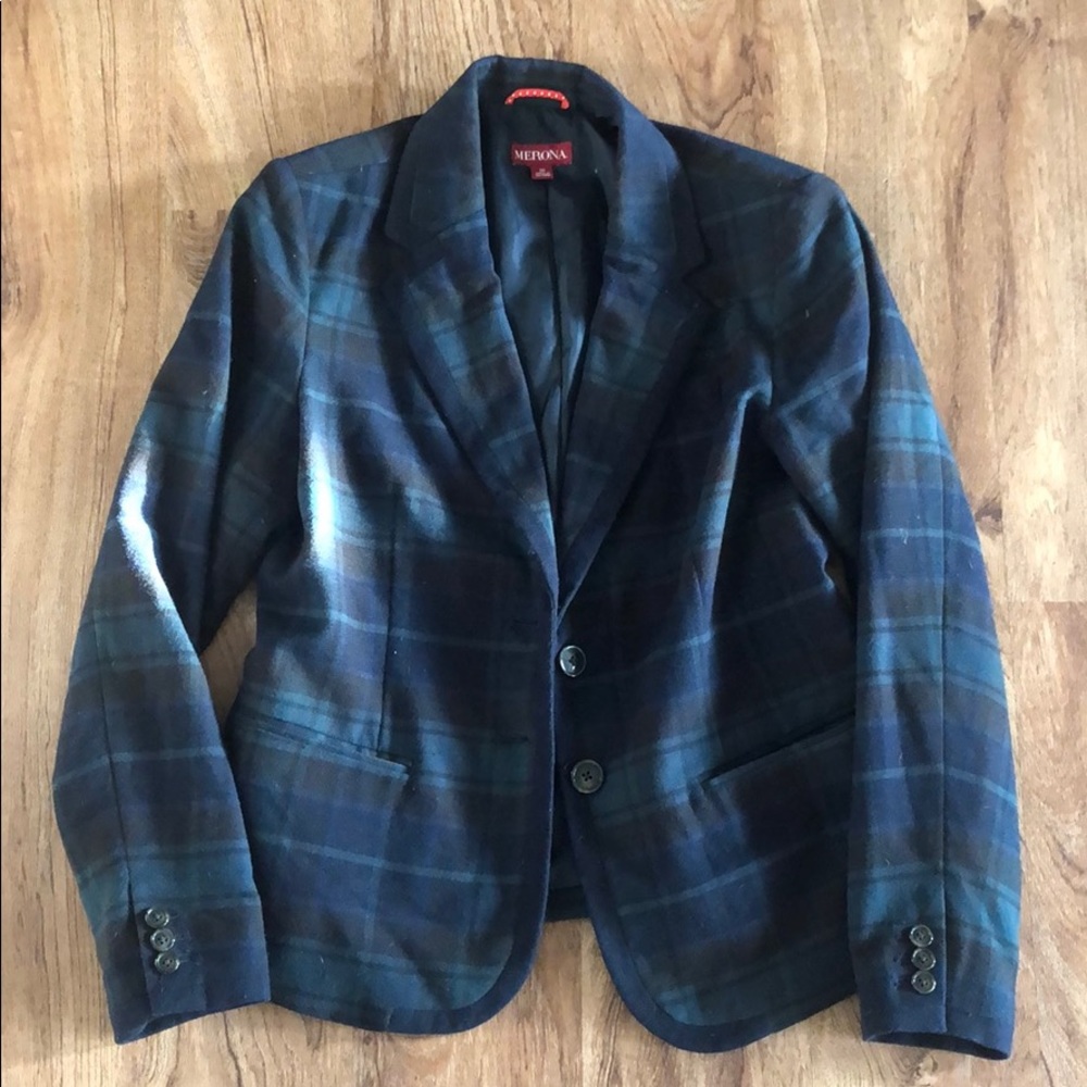 Merona Plaid Blazer
